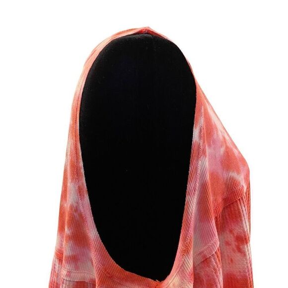 True Craft Pink and White Tie Dye Waffle Weave Sleeveless Top Sz 3X NWT - Picture 6 of 12